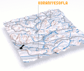 3d view of Korānī-ye Soflá