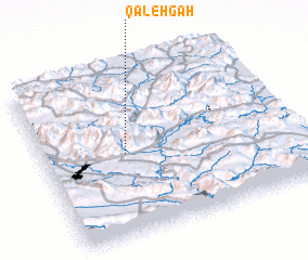 3d view of Qal‘eh Gāh