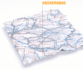 3d view of Hashemābād