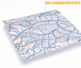 3d view of Ḩājjīābād-e Bozorg
