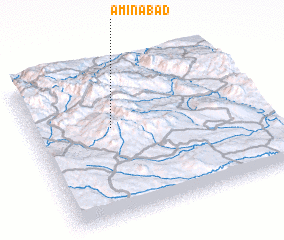 3d view of Amīnābād