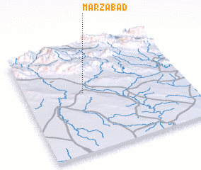 3d view of Marzābād