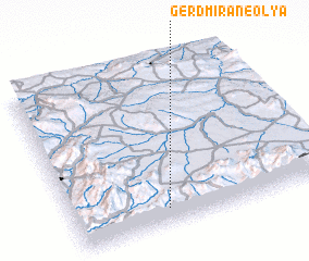 3d view of Gerdmīrān-e ‘Olyā