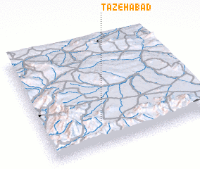 3d view of Tāzehābād