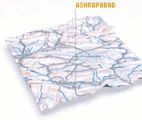 3d view of Ashrafābād