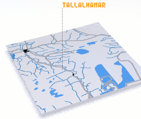 3d view of Tall al Ḩamar