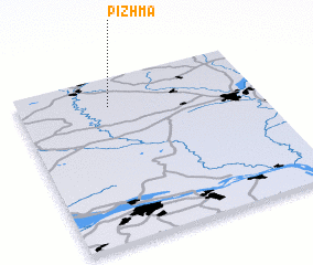 3d view of Pizhma