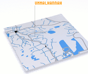 3d view of Umm al Ḩannah