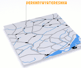 3d view of Verkhnyaya Terëshka