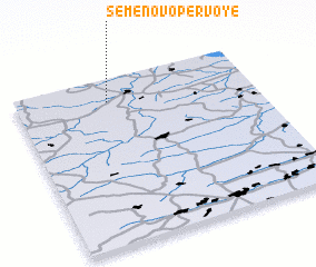 3d view of Semënovo Pervoye