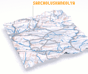 3d view of Sar Cholūskān-e ‘Olyā