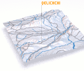 3d view of Qelīch Chī