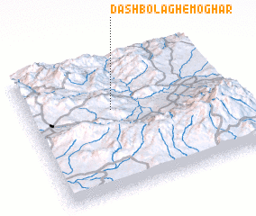 3d view of Dāshbolāgh-e Moghār