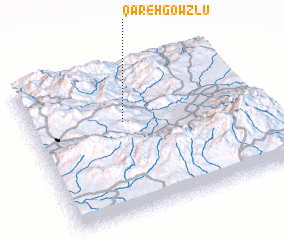 3d view of Qareh Gowzlū