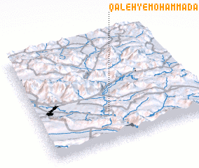3d view of Qal‘eh-ye Moḩammad ‘Alī