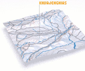 3d view of Khvājeh Ghīās̄