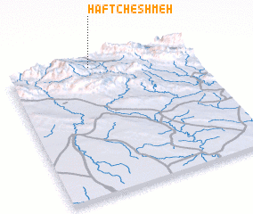 3d view of Haft Cheshmeh