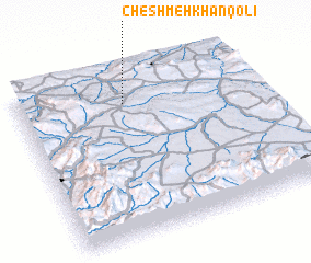 3d view of Cheshmeh Khānqolī