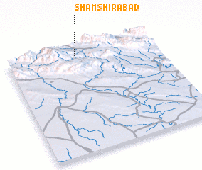 3d view of Shamshīrābād