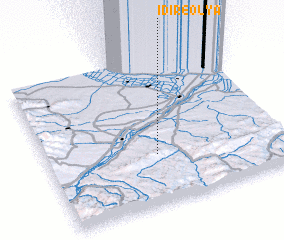 3d view of Īdīr-e ‘Olyā