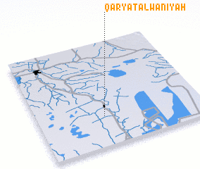 3d view of Qaryat al Wāniyah