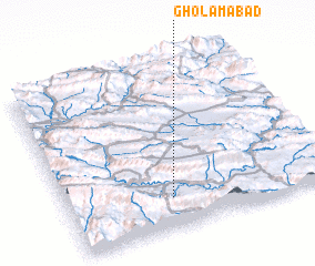 3d view of Gholāmābād