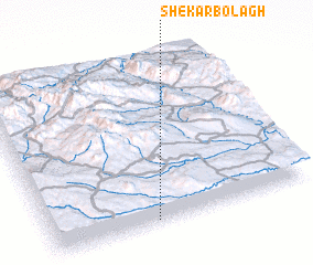 3d view of Shekar Bolāgh