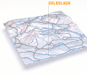 3d view of Gol Bolāgh