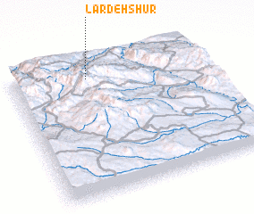 3d view of Lardehshūr