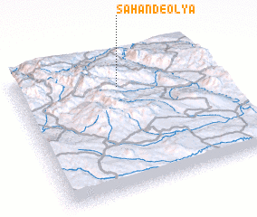 3d view of Sahand-e ‘Olyā