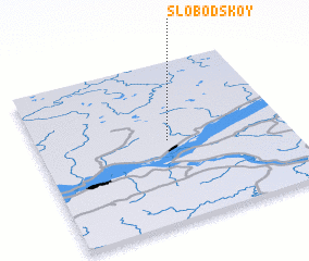 3d view of Slobodskoy