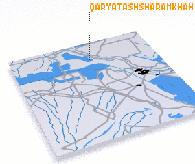 3d view of Qaryat ash Sharāmkhah