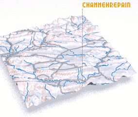 3d view of Cham Mehr-e Pāʼīn