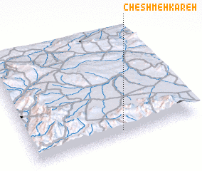 3d view of Cheshmeh Kareh