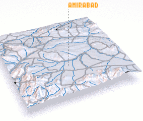 3d view of Amīrābād