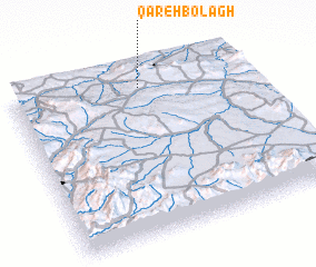 3d view of Qareh Bolāgh