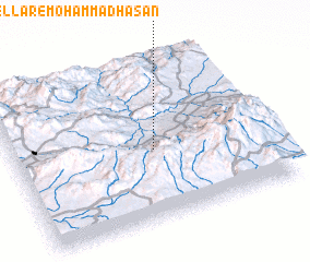 3d view of Gellar-e Moḩammadḩasan