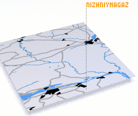 3d view of Nizhniy Magaz\