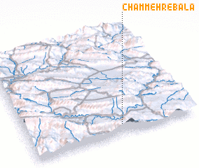 3d view of Cham Mehr-e Bālā