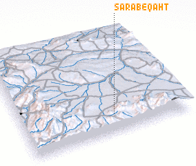 3d view of Sarāb-e Qaḩţ