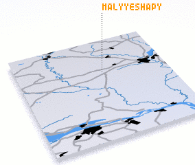 3d view of Malyye Shapy