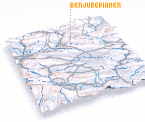 3d view of Ben Jūb-e Pīāmen