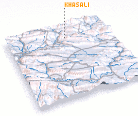 3d view of Khāş‘alī