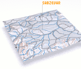 3d view of Sabzevār