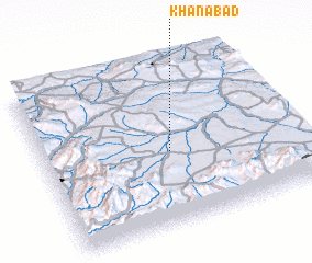 3d view of Khānābād