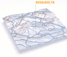 3d view of Kūsaj-e ‘Olyā