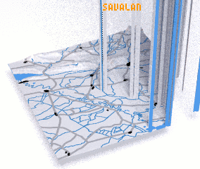 3d view of Savalan