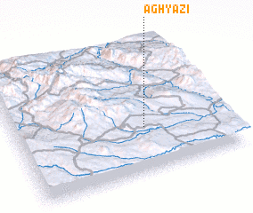 3d view of Āghyāzī