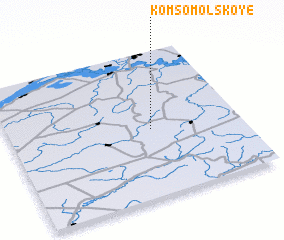 3d view of Komsomol\