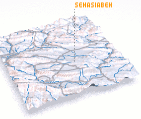 3d view of Seh Āsīābeh